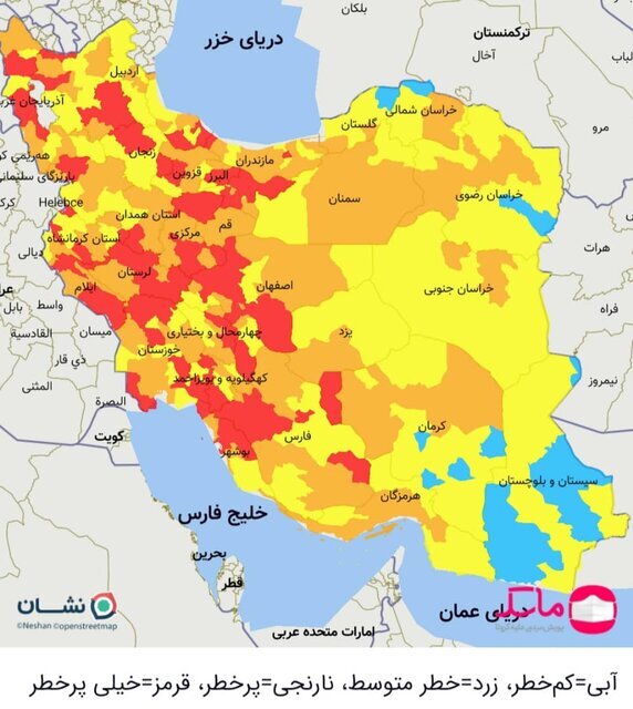 نقاشی اخیر کرونا از طوفان ایران / کوید -19 به تاج انگلیس بر کشور تسلط یافت