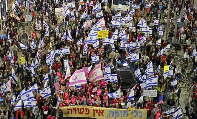 تظاهرات مجدد شهرک‌نشینان علیه نتانیاهو