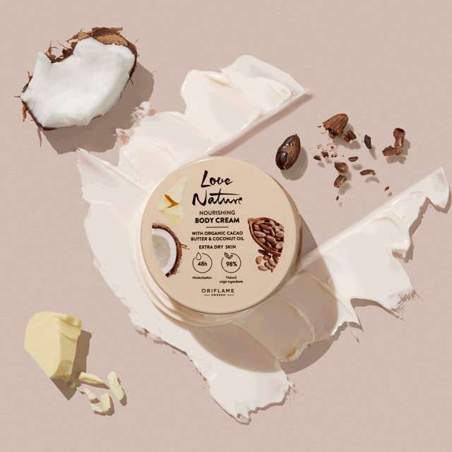 Body butter containing cocoa butter