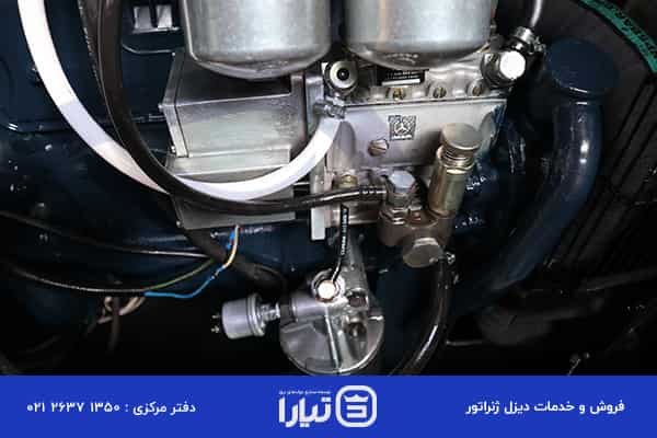 The presence of air in the fuel system of the diesel generator