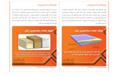 ساندویچ پانل سقفی و دیواری