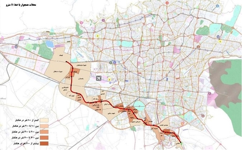 جزئیات احداث خط ۱۱ متروی تهران/اتصال مترو به راه آهن سراسری با خط ۱۱
