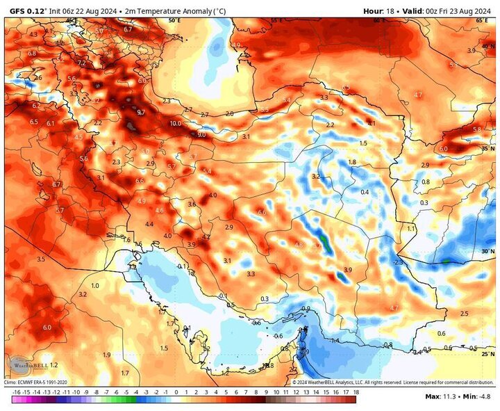 موج جدید گرما در راه ایران