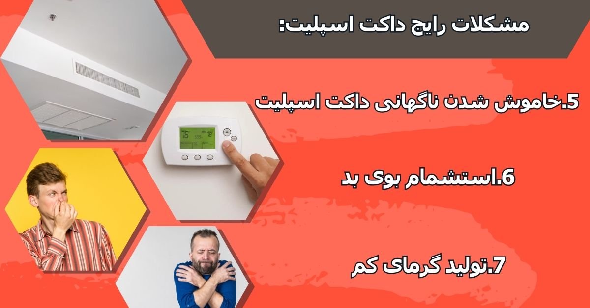  خاموش شدن ناگهانی داکت اسپلیت 