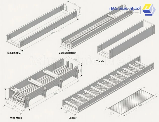 گروه صنعتی تهران سینی کابل کریمی&zwnj;پور تولید کننده انواع سینی کابل و متعلقات ان