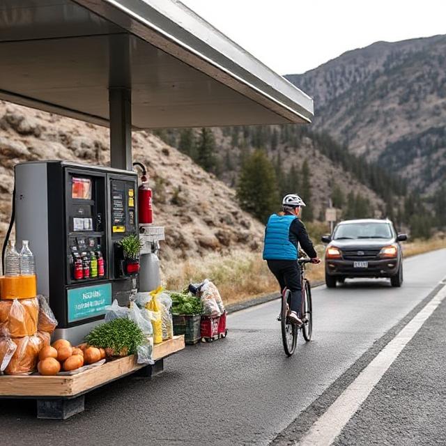 سوخت‌گیری بهینه در سفرهای جاده‌ای