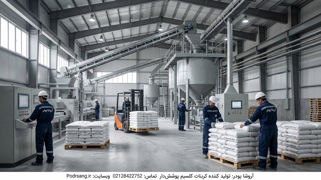 صادرات خط تولید کربنات کلسیم کوتد